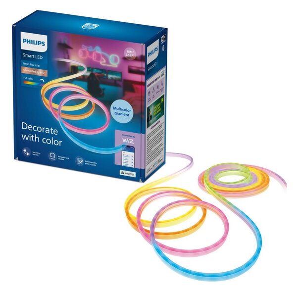 Philips -LED Stmievateľný pás SMART NEON FLEX 10m LED/45W/230V 2700/6500K Wi-Fi