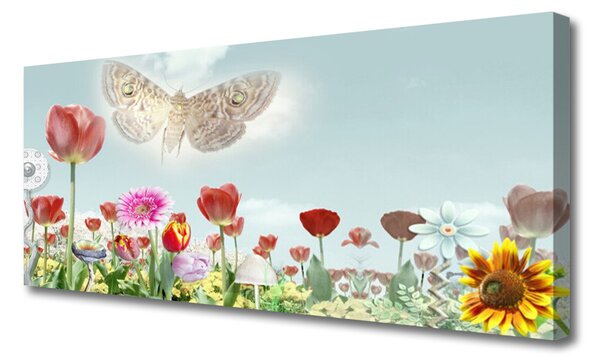 Obraz na plátne Kvety rastlina príroda 125x50 cm