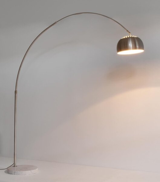 MUZZA Stojacia lampa CALAS strieborná