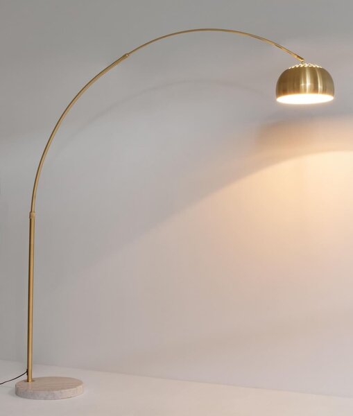 MUZZA Stojacia lampa CALAS zlatá