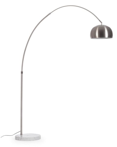 MUZZA Stojacia lampa CALAS strieborná