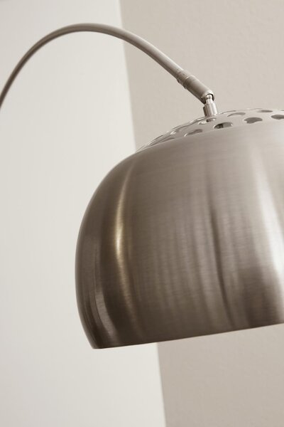 MUZZA Stojacia lampa CALAS strieborná