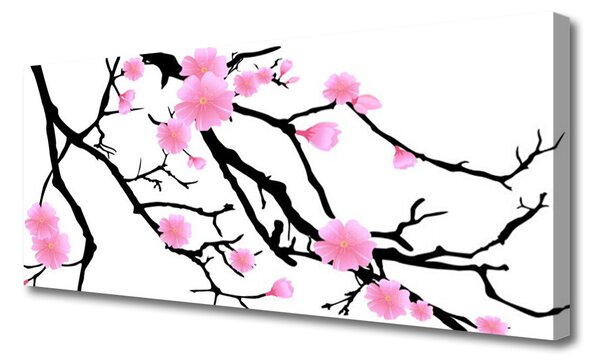 Obraz na plátne Stonky kvety umenie 125x50 cm