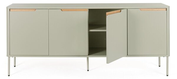 MUZZA TV stolík HATAN 140 x 51 cm zelený