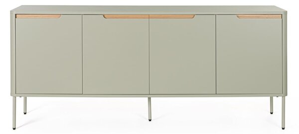MUZZA Komoda HATAN 170 x 75 cm zelená
