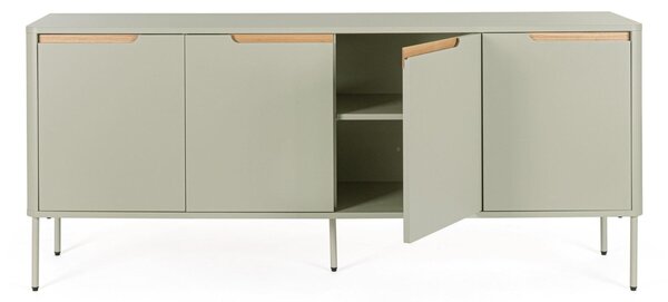 MUZZA Komoda HATAN 170 x 75 cm zelená