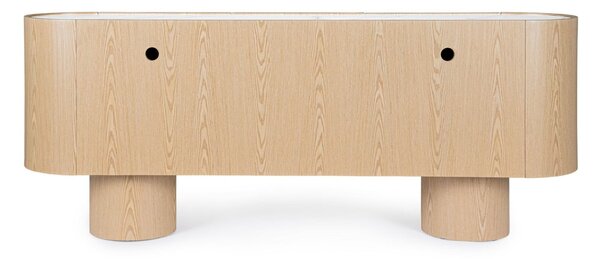 MUZZA Komoda LIATO 200 x 80 cm prírodná