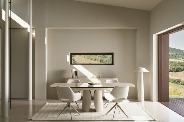 MUZZA Komoda DIRAS 200 x 81 cm béžová