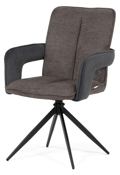 Jedálenská stolička otočná 180° DCH-F1146 GREY2 sivá
