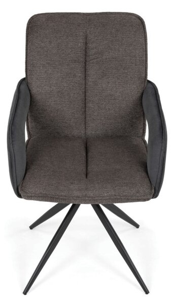 Jedálenská stolička otočná 180° DCH-F1146 GREY2 sivá
