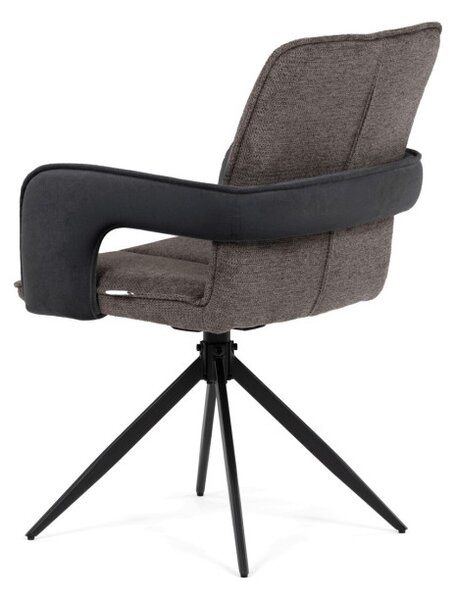 Jedálenská stolička otočná 180° DCH-F1146 GREY2 sivá