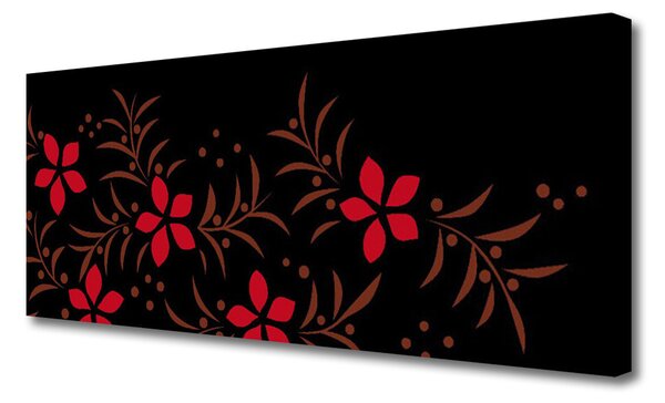 Obraz na plátne Kvety rastlina príroda umenie 125x50 cm