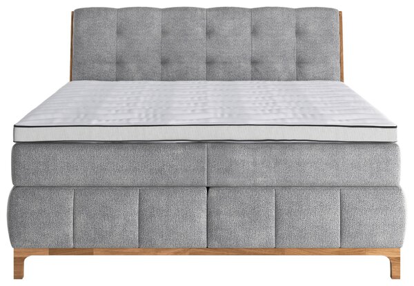 BOXSPRINGOVÁ POSTEĽ, 180/200 cm, strieborná Livetastic - Online Only spálne, Online Only