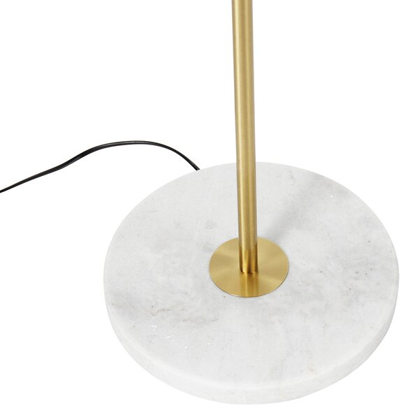 Moderná stojaca lampa mosadz - Kaso