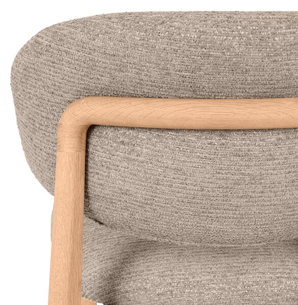 MUZZA Barová stolička ZOREN 66 cm taupe