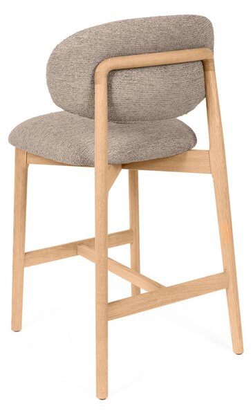 MUZZA Barová stolička ZOREN 66 cm taupe