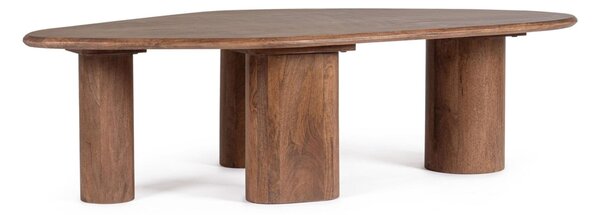 MUZZA Konferenčný stolík NATAS 150 x 40 cm hnedý