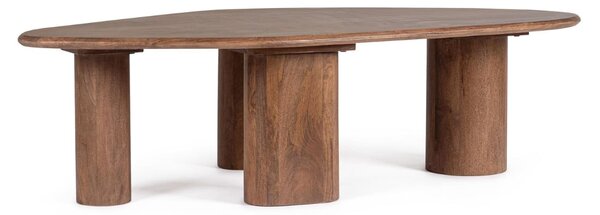 MUZZA Konferenčný stolík NATAS 150 x 40 cm hnedý