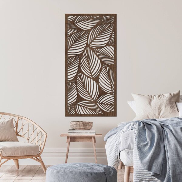 Drevený obraz na stenu List – tropický panelový obraz | SENTOP HDF0268