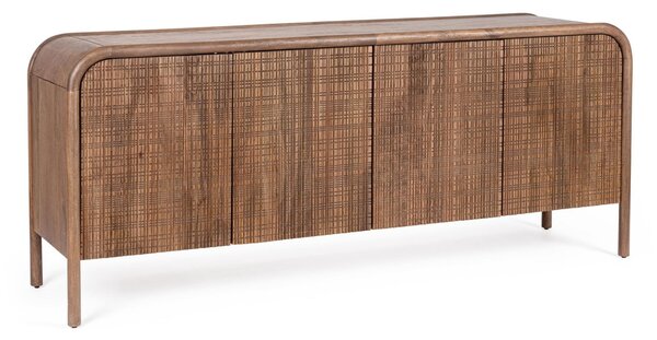 MUZZA Komoda NATAS 180 x 75 cm hnedá