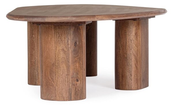 MUZZA Konferenčný stolík NATAS 150 x 40 cm hnedý