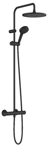 Hansgrohe Vernis Blend - Sprchový set Showerpipe 240 s termostatom, 2 prúdy, EcoSmart, matná čierna 26428670