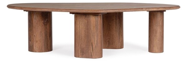 MUZZA Konferenčný stolík NATAS 150 x 40 cm hnedý