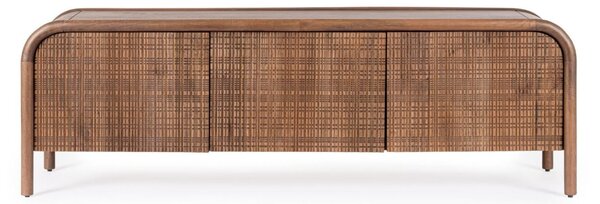 MUZZA TV stolík NATAS 155 x 50 cm hnedý