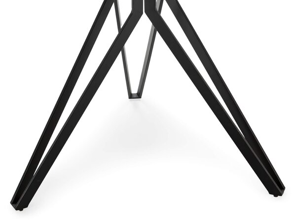 MUZZA Jedálenský stôl ayan Ø 120 cm biely