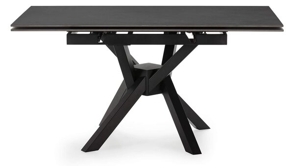 MUZZA Rozkladací jedálenský stôl lenera 150 x 90 (150) cm tmavosivý
