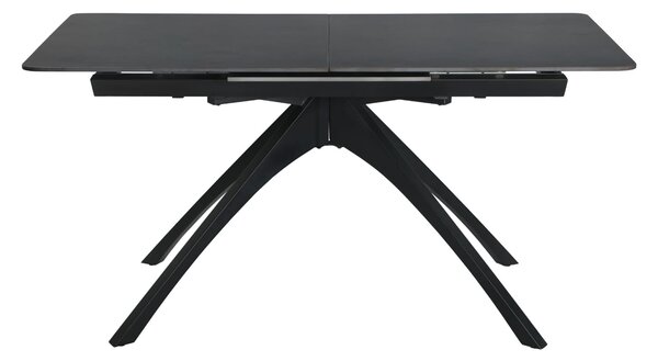MUZZA Rozkladací jedálenský stôl bea 150 (200) x 85 cm tmavosivý