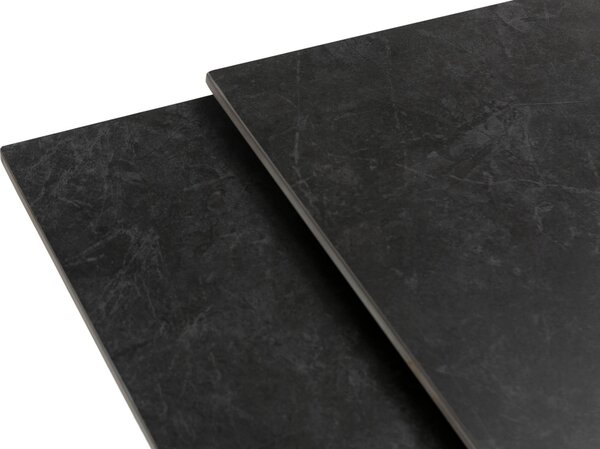 MUZZA Rozkladací jedálenský stôl lenera 150 x 90 (150) cm tmavosivý