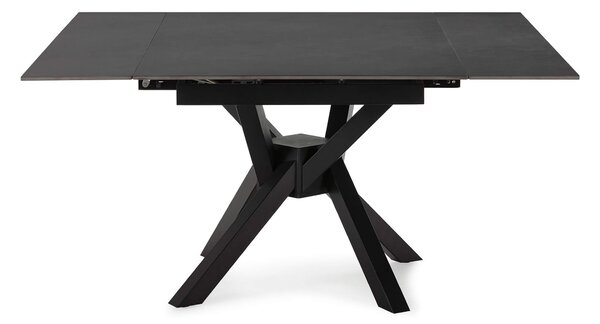 MUZZA Rozkladací jedálenský stôl lenera 150 x 90 (150) cm tmavosivý