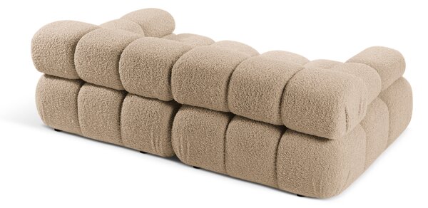 MUZZA Modulárna trojmiestna pohovka Bella 188 cm bouclé béžová
