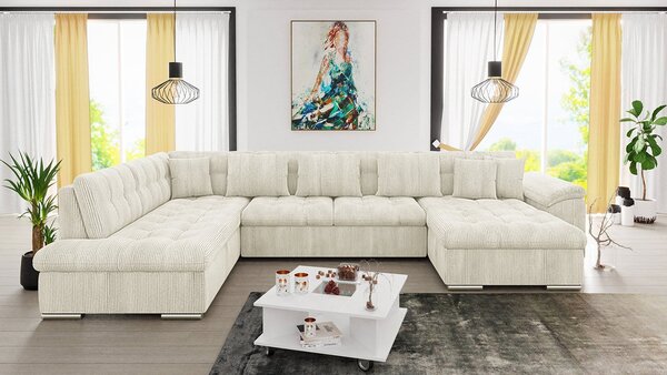 Mirjan24 Veľká rohová pohovka do obývačky Tony, Dostupné poťahy: Poso 01, Strana: Pravá 5903211191015