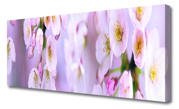 Obraz na plátne Kvety 125x50 cm