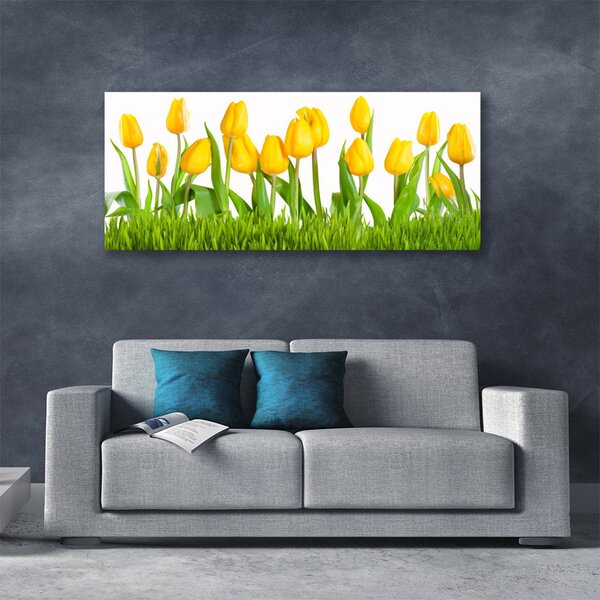 Obraz na plátne Tulipány 125x50 cm