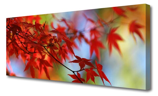 Obraz na plátne Listy príroda 125x50 cm