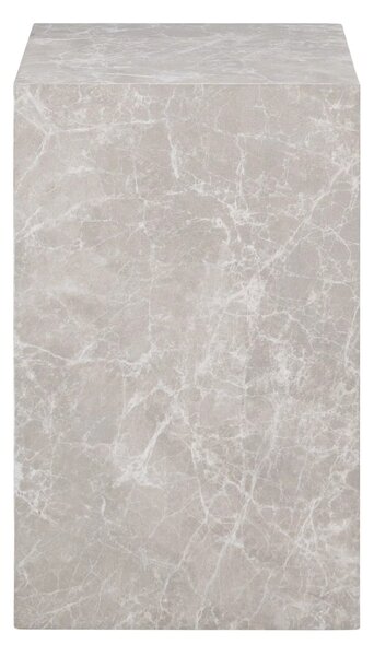 MUZZA Odkladací stolík CERNOS 30 x 50 cm béžový