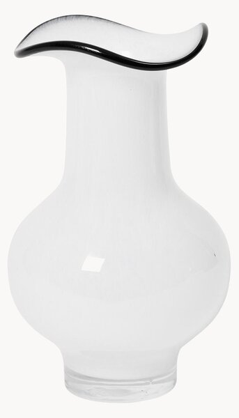 Ručne fúkaná sklenená váza Mirja, V 26 cm
