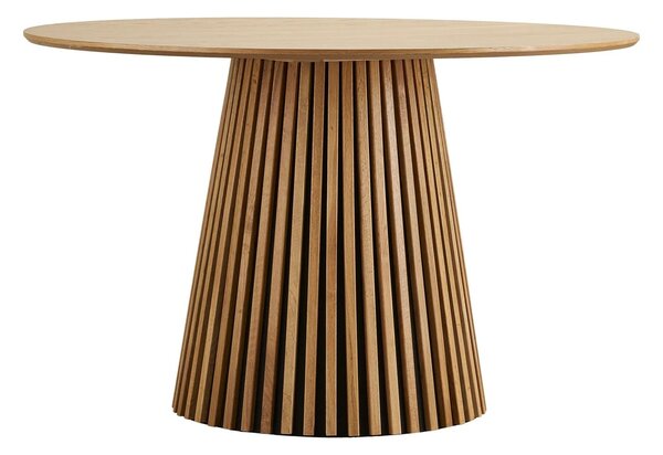 MUZZA Jedálenský stôl AKAS Ø 120 cm prírodný