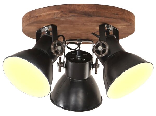 Industriálna stropná lampa 25 W, čierna 42x27 cm E27