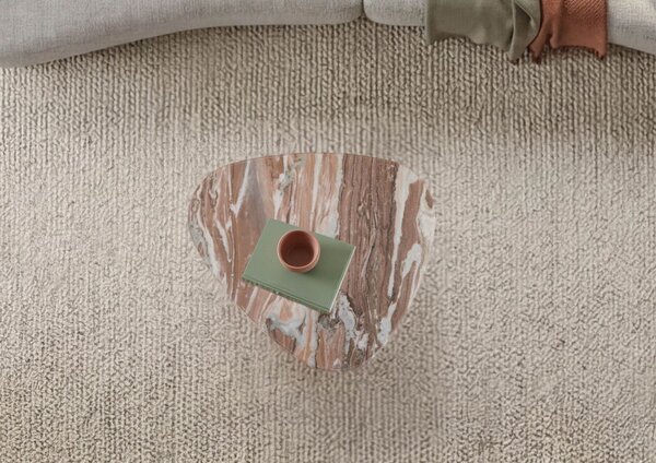 ORGANIC COLLECTION Konferenčný stolík z akácie, lakovaný hnedý, 70x65x35