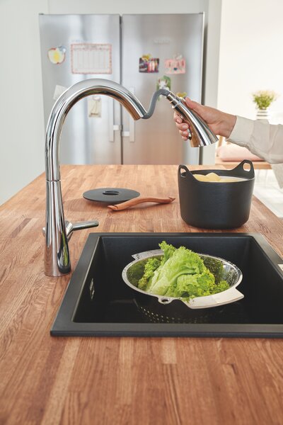 GROHE Zedra - Páková drezová batéria, chróm 32294002