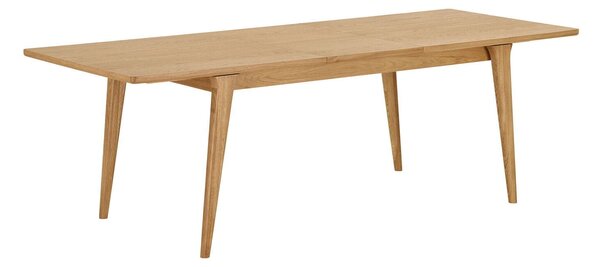 MUZZA Rozkladací jedálenský stôl WINRA 180 (230) x 90 cm prírodný