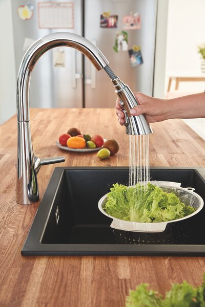 GROHE Zedra - Páková drezová batéria, chróm 32294002