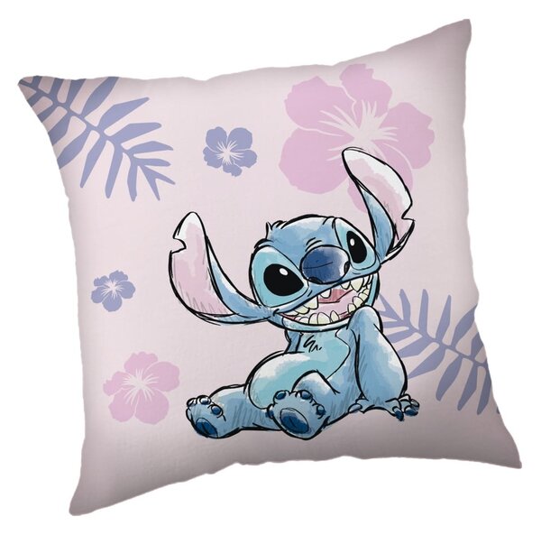 Fleecový detský vankúšik 40x40 cm Lilo a Stitch "Pink" – Jerry Fabrics