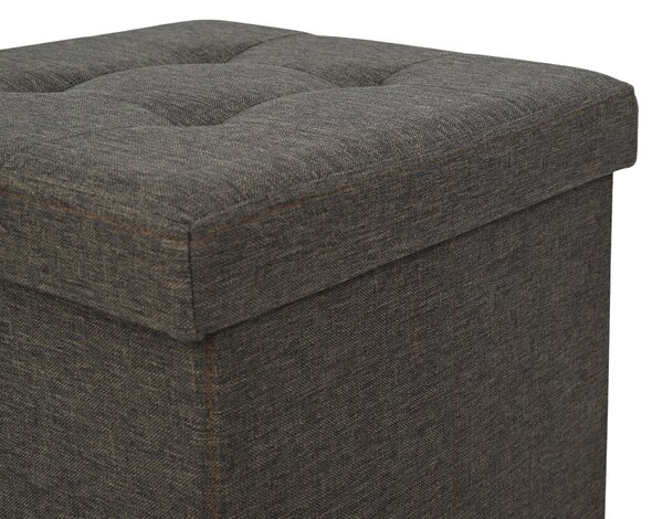ÚLOŽNÝ BOX NA SEDENIE, textil, kompozitné drevo, 38/38/38 cm Carryhome - Kreslá