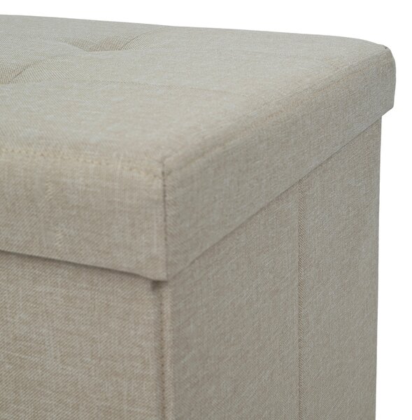 ÚLOŽNÝ BOX NA SEDENIE, textil, kompozitné drevo, 76/38/38 cm Carryhome - Kreslá