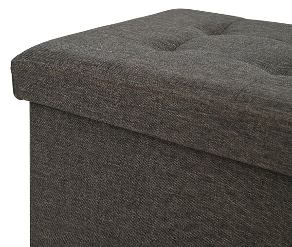 ÚLOŽNÝ BOX NA SEDENIE, textil, kompozitné drevo, 38/38/38 cm Carryhome - Kreslá